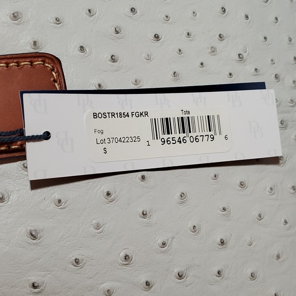 Dooney & Bourke Ostrich Tote/  BOSTR1854 FGKR - Picture 5 of 10